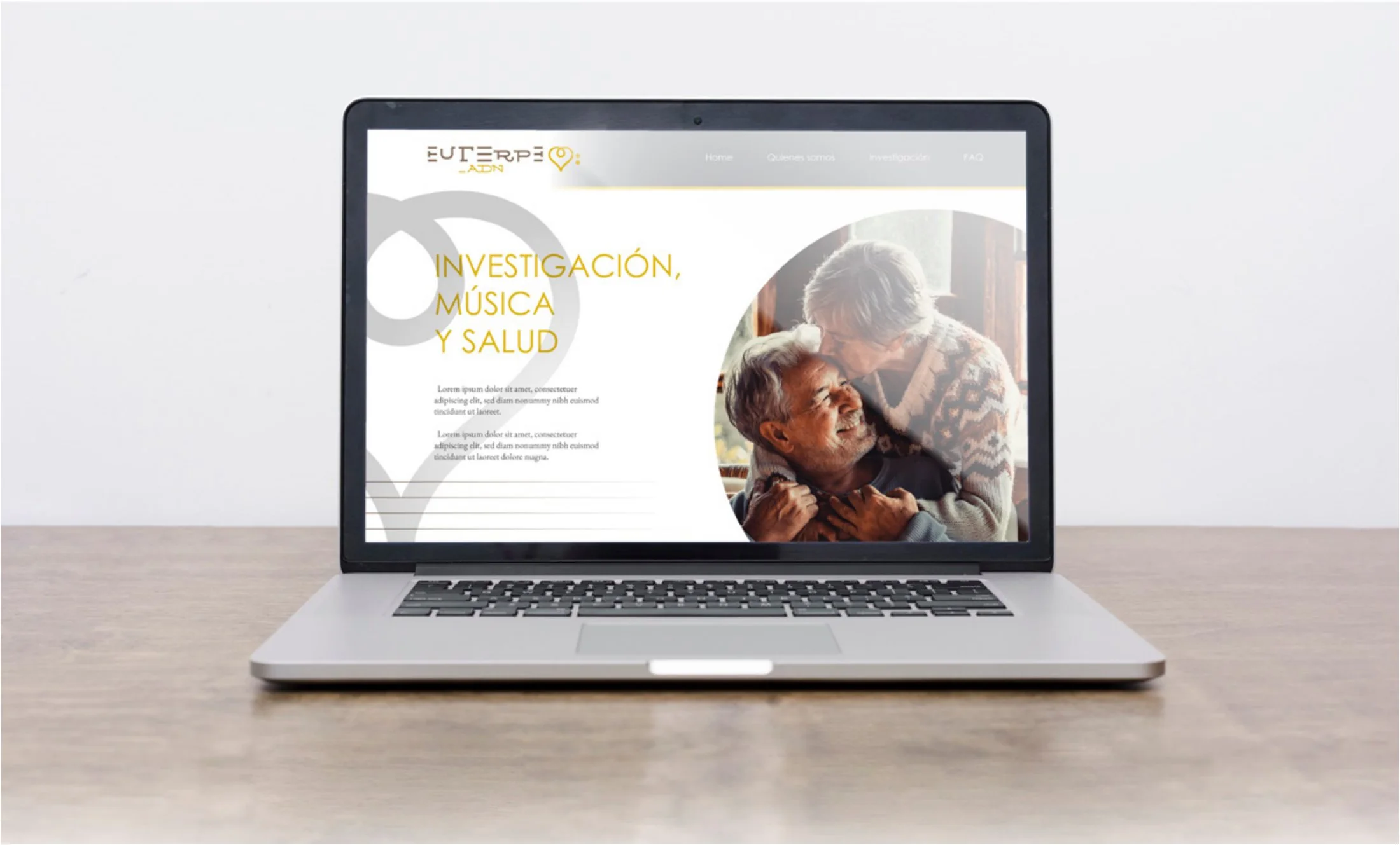 Euterpe — landing page «Investigación, música y salud»