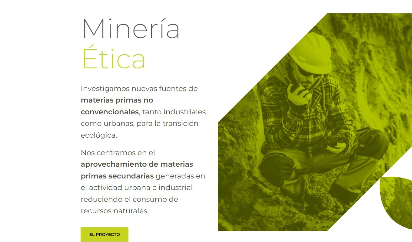 Portada de la web de Minethic