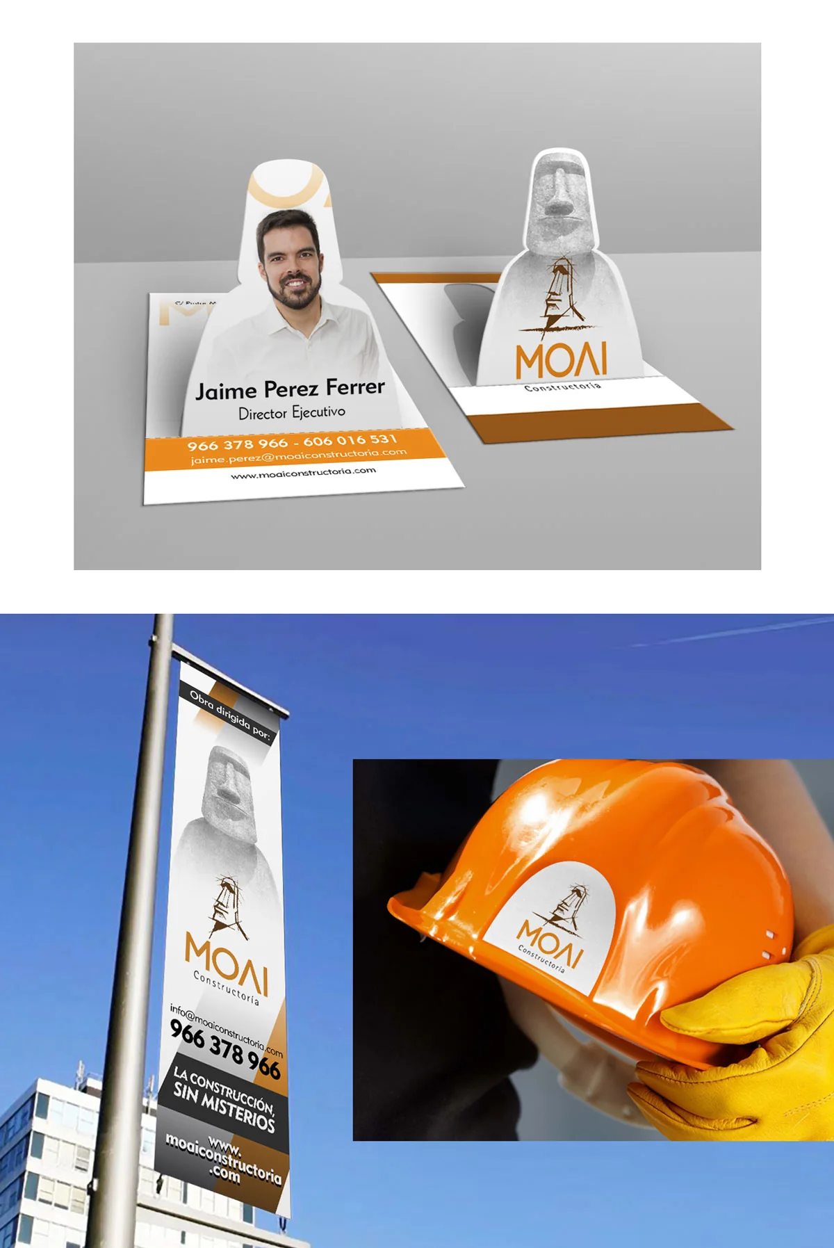 MOAI — tipografía y paleta