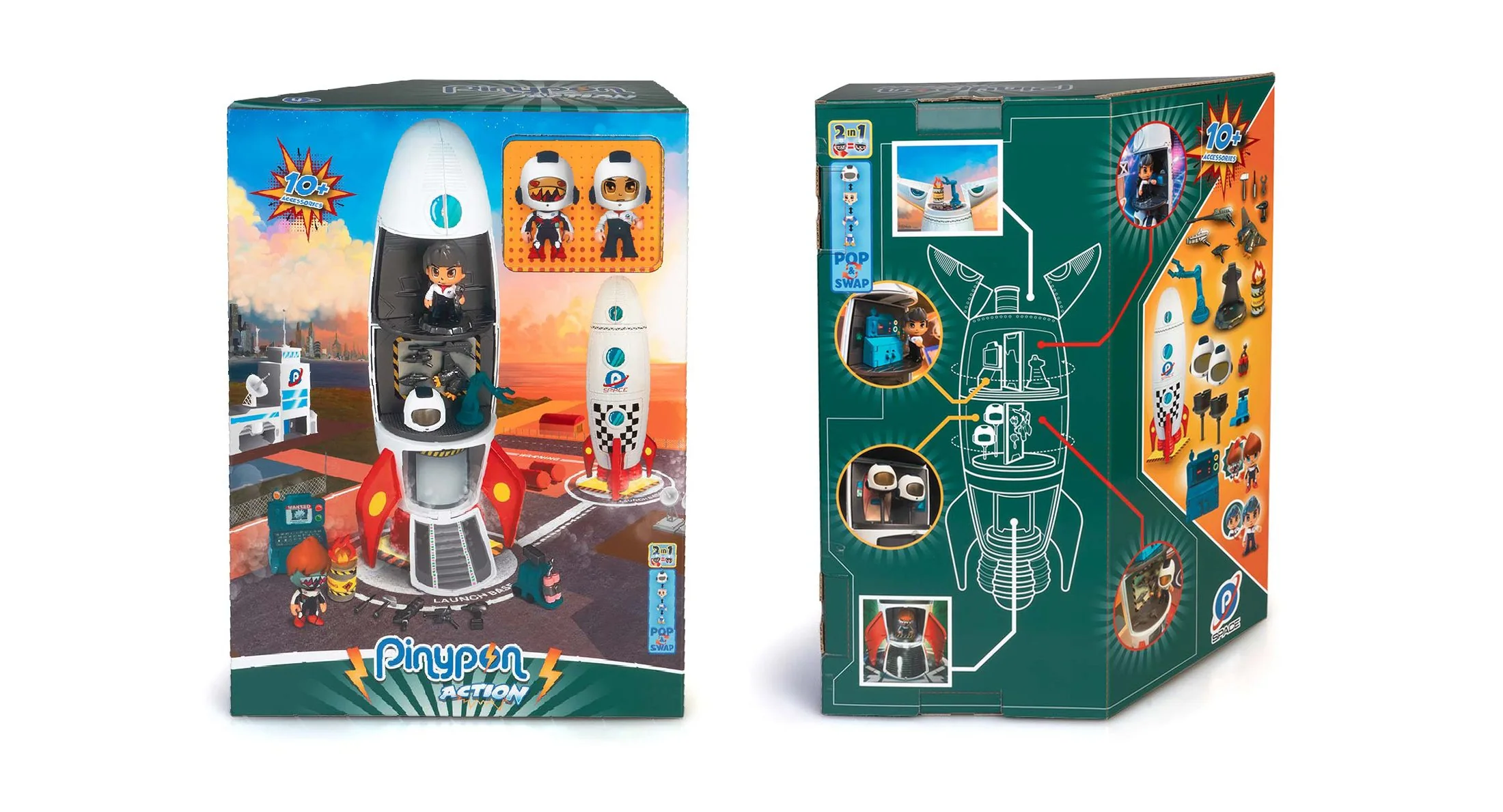 Pin & Pon Action — packaging Policía