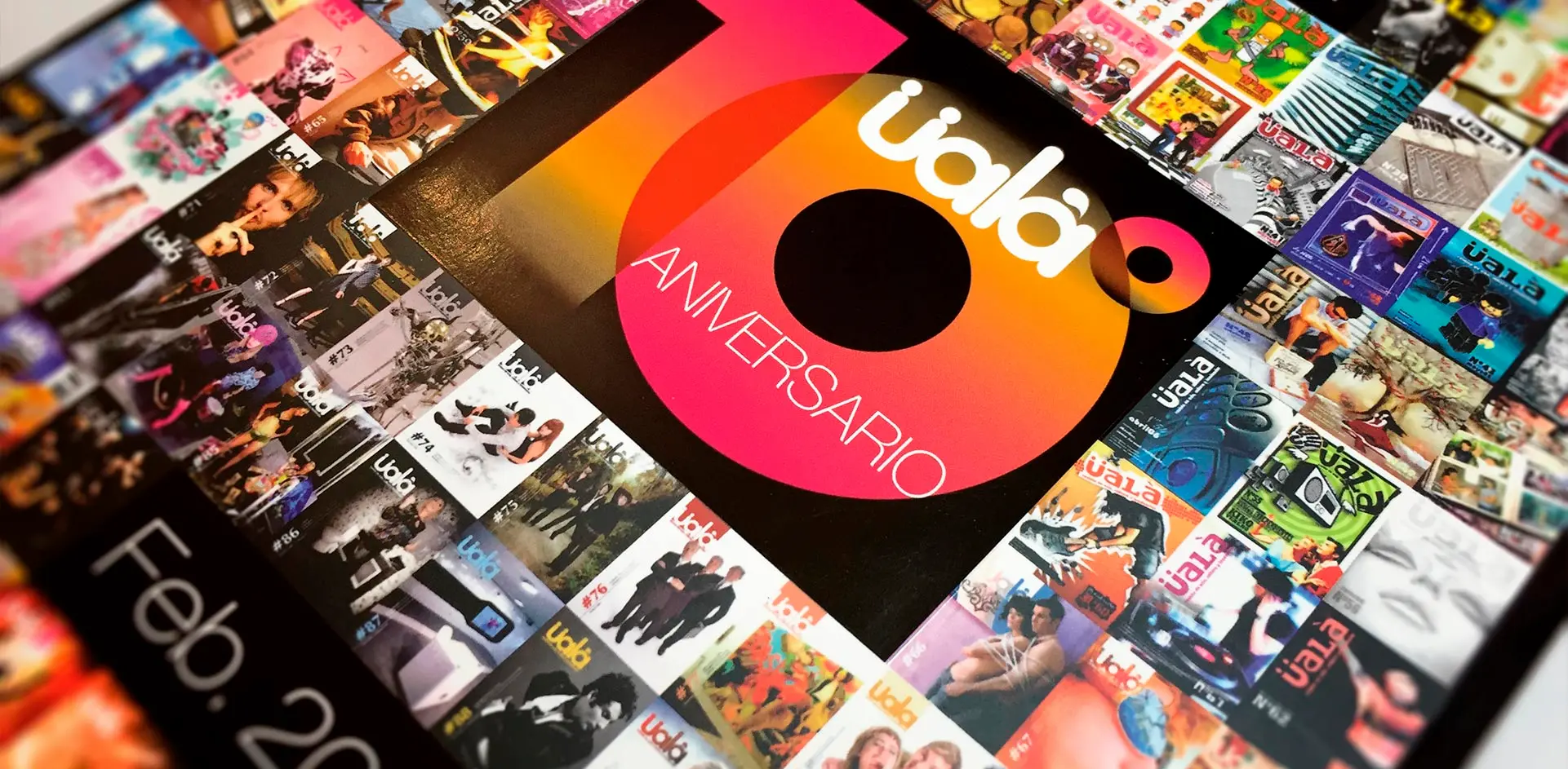 Üalà 10º aniversario — detalle del logo conmemorativo