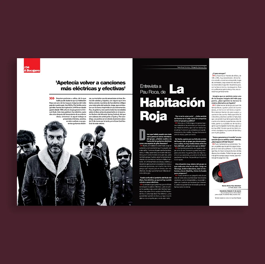 A Bocajarro — entrevista a La Habitación Roja