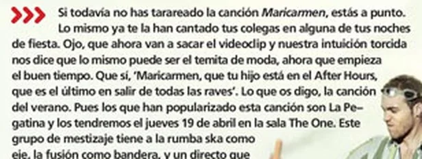 Entradilla en una página de Üalà