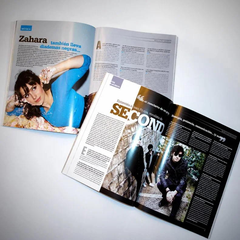 Sección de música — Zahara y Second