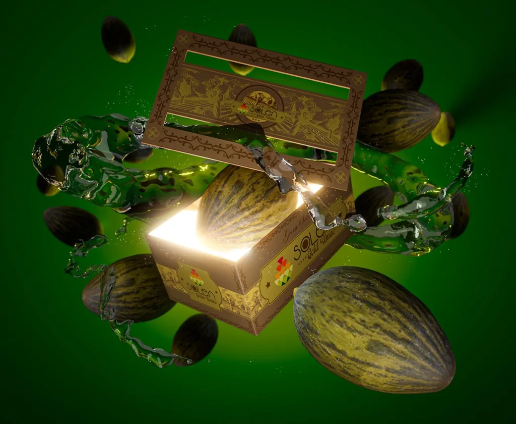 Solen Gold — packaging de melón