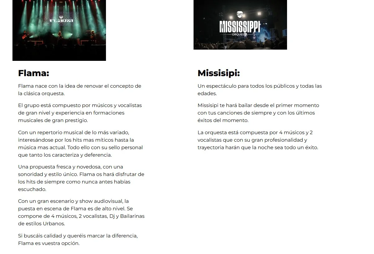 Ficha de artista de la web de SOM Events